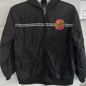Santa Cruz Skateboards Kids Black Jacket